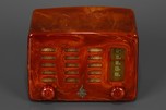Intensely Marbleized Oxblood Emerson 564 Catalin Radio &rsquo;Slot-Grill&rsquo;